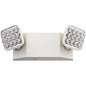 Lámpara de emergencia LED de dos faros